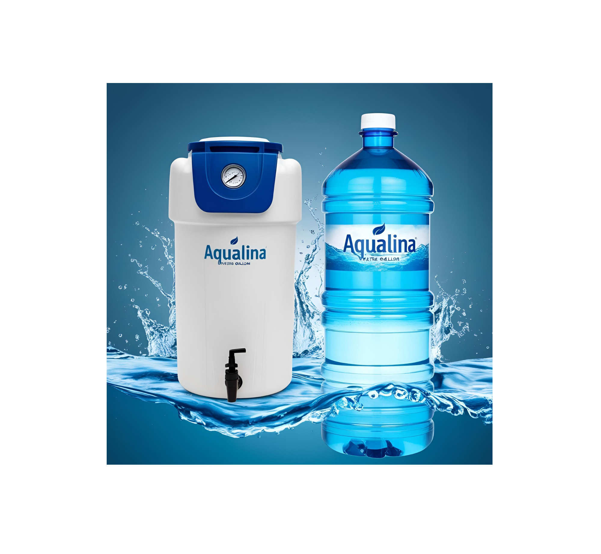 water gallons and dispenser